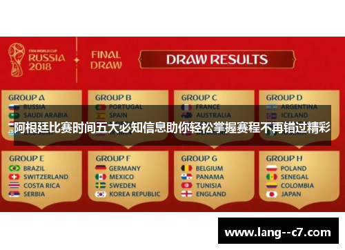 阿根廷比赛时间五大必知信息助你轻松掌握赛程不再错过精彩