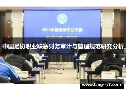 中国足协职业联赛财务审计与管理规范研究分析